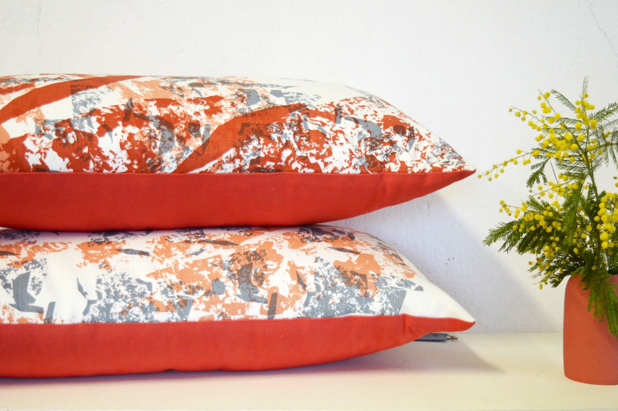 Coussins Lichen Tangerine – Image 2