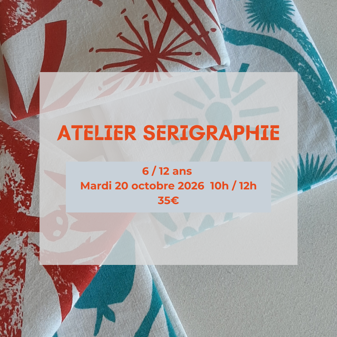 Atelier Sérigraphie 6/12ans